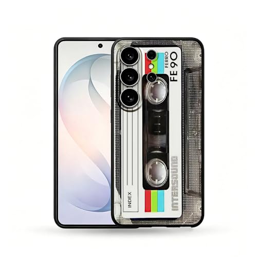 Coque pour Samsung Galaxy S26 Ultra style cassette pour affirmer votre look rétro
