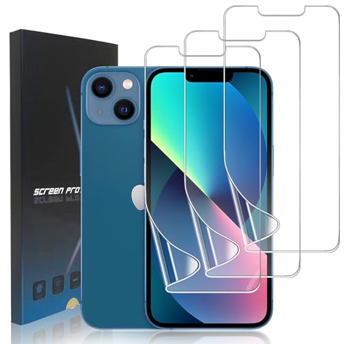 Film hydrogel iPhone 13 au quotidien écran protégé des clés et chutes sans bulle
