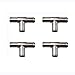 UltAlt 5/8 Heater Hose Tee 3 Way Tubing Connector Universal T Shaped Car Radiator Hose T-Fittings for Most Cars Heating System Air Conditioner Coolant Water Pump SUV Truck Tractor 5/8 X 5/8 X 5/8 In.