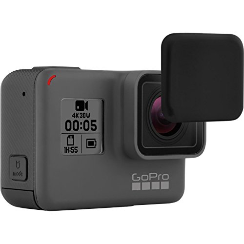 PhoneNatic Silikon-Hülle kompatibel mit GoPro Hero 5/6 / 7 in Schwarz inklusive Objektivabdeckung – Bild 3