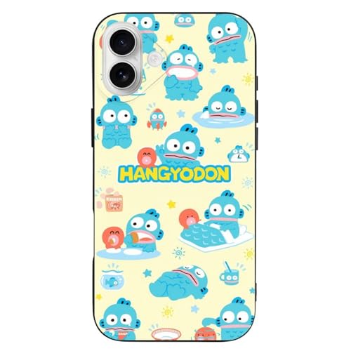 �n���M���h�� iPhone16Plus�Ή��P�[�X �ϏՌ� TPU ���^ �A�C�t�H��16Plus�J�o�[ �y�� ���菝�h�~ �X�}�z�P�[�X �l�C �L�����N�^�[ Case