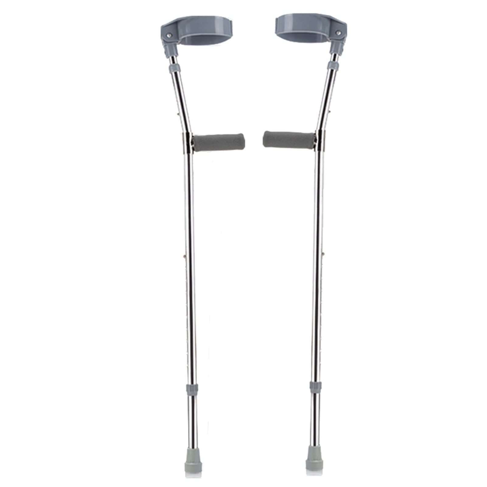 1 Paio (2 Unità) Di Stampelle Ergonomiche Per Avambraccio - Stampelle Per Braccio Leggere - Ergonomiche, Stampelle Ortopediche Regolabili, Comode Al Polso, Punte Antiscivolo ( Color : Full cuff )