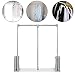 Produktbild OU BEST CHOOSE Kleiderlift Pull Down Garderobenlift, Verstellbarer Kleiderbügel, Soft Return, Pantograph mit Ölheber, 830-1150mm, Tragkraft 10kg