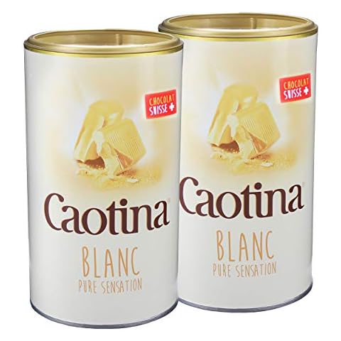 Caotina blanc, Kakao Pulver mit weißer Schweizer Schokolade Cover