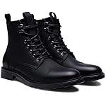 Vostey Mens Boots Motorcycle Casual Boots for Men Zipper Fashion Chukka Boots Mens - Image 3