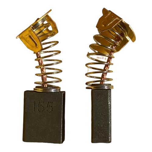✔ Qualità OEM 2 spazzole di carbone per motore Bosch PTS-10, PTS 10, 6,5 x 13,5 x 17 mm