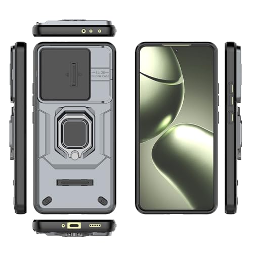 Étui pour téléphone Xiaomi 14T 5G robuste et élégant finition grise