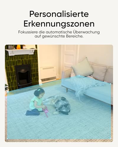 eufy Indoor Cam C220, Überwachungskamera Innen, 2K Überwachungskamera Innen – Ansicht 6