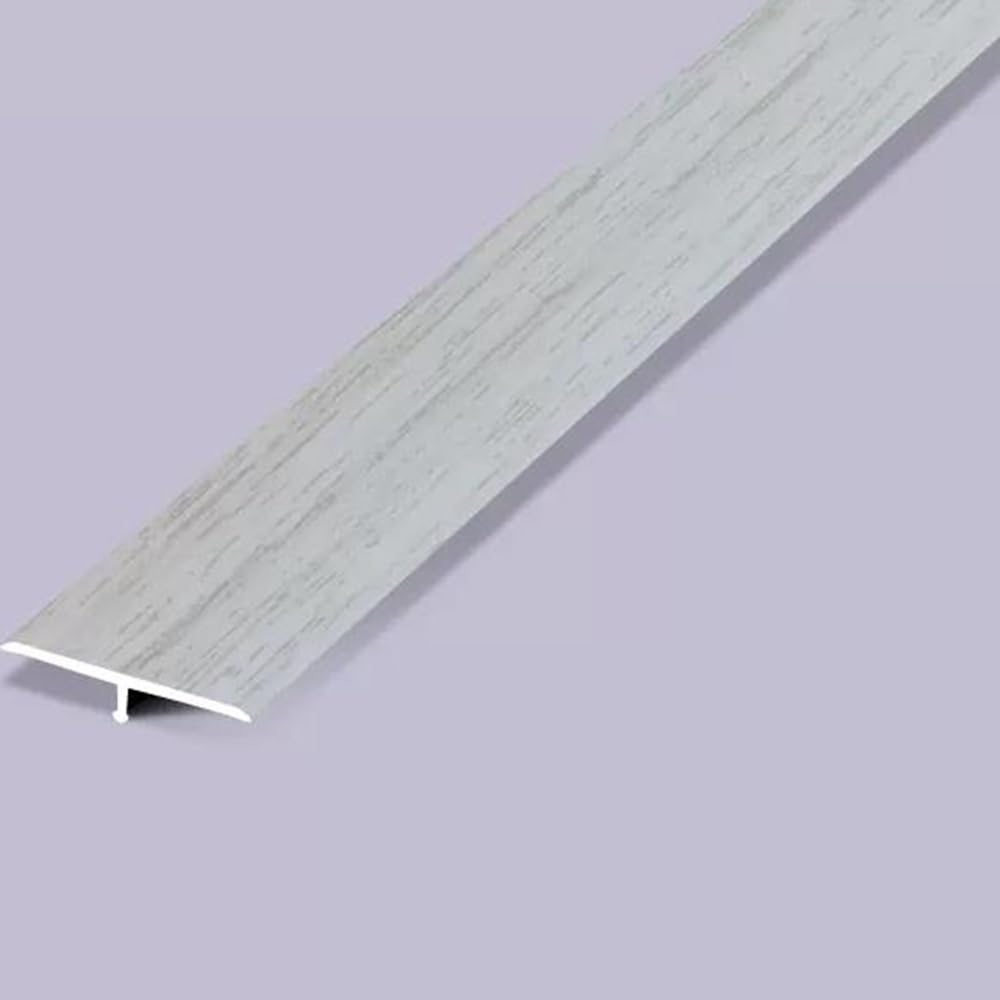 COKYIS Moldura En T Perfil De Transición De Suelo, Tira De Transición De Piso De Aluminio, Tira De Puerta De Transición Plana para Borde De Umbral/Pisos De Baldosas (Color : G, Size : W-4CM)