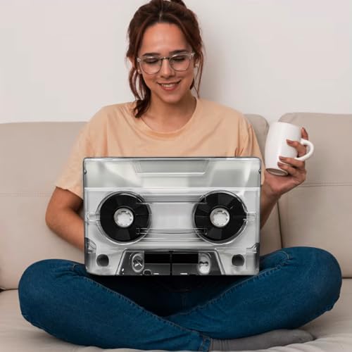 Autocollant pour ordinateur portable au style ruban rétro