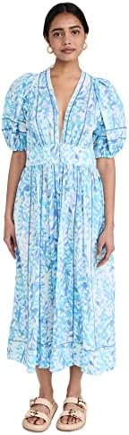 Poupette St Barth Girls’s Reine Midi Gown