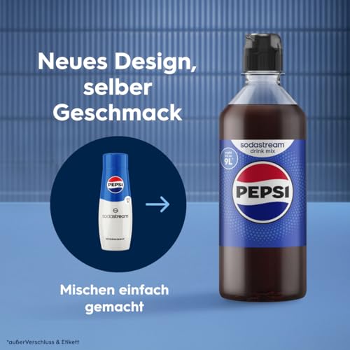 Sodastream drink mix Pepsi – Sirup für gesprudeltes & stilles Wasser, 4er Pack (4 x 440 ml), ergibt bis zu 9L Fertiggetränk 3
