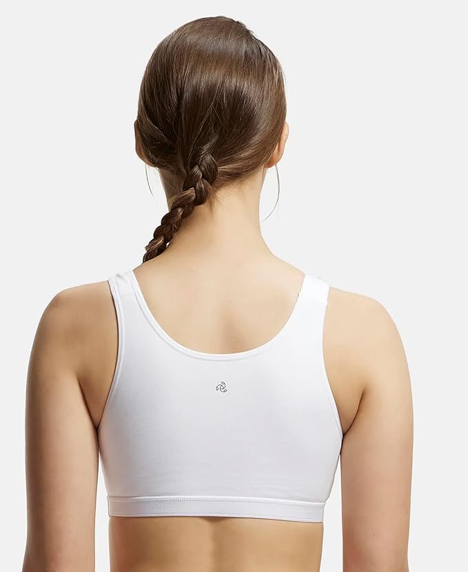 Image of Air Bra: Stretchable, Non-Padded, Non-Wired Sports Bra for Women Comfortable Daily Black, White