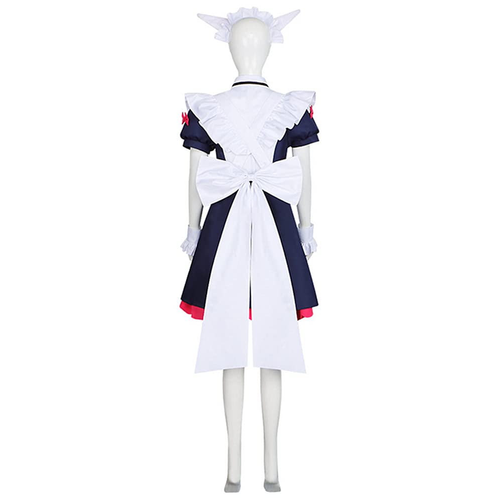 Charous Anime Akiba Maid War Cosplay Wahira Nagomi Kostüm, Lolita Dienstmädchen-Rock, Anzug für Mottoparty, Cosplay