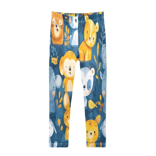 Toddler Girls Leggings Printed Yoga Pants Leggings Animal Club for Kids