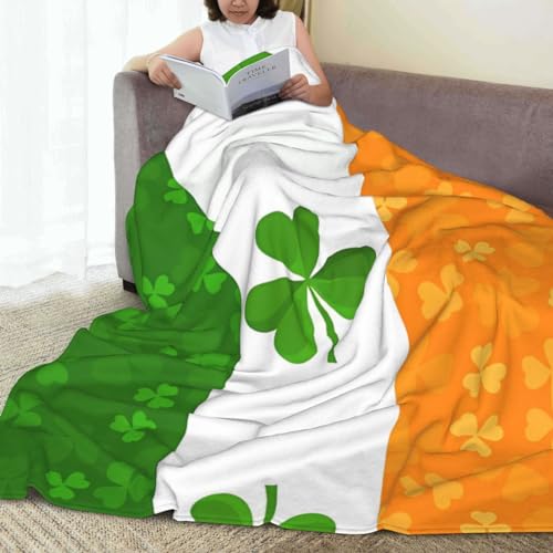 Couverture flanelle irlandaise plaid original idée cadeau Saint-Patrick