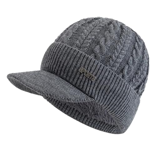Gorro de invierno con ala para excursiones al aire libre y paseos 3