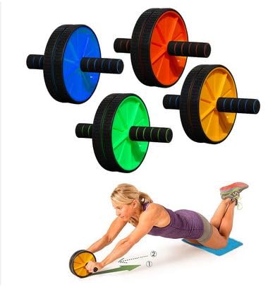 Ab Roller Wheel for Core Workout, Double Wheel Design, Abdominal Exercise, Multiple Colours-image-37