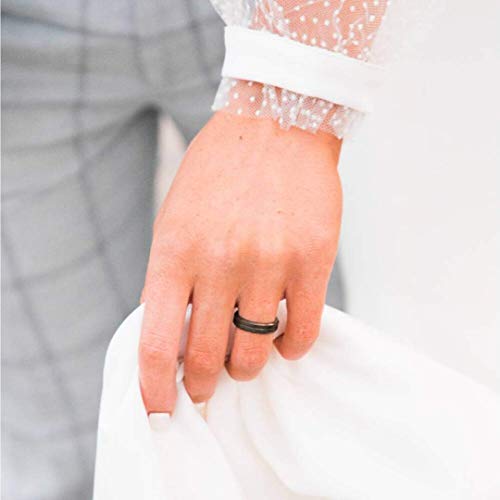 Enso Rings Thin Contour Silicone Ring – Stackable Multi Color Unisex Wedding Engagement Band – Thin Minimalist Band – 4.70mm, 1.83mm Thick3