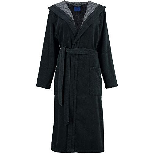 Preisvergleich Produktbild Joop! Damen Kapuze-Bademantel Classic / 1617 Schwarz - 36 / 38