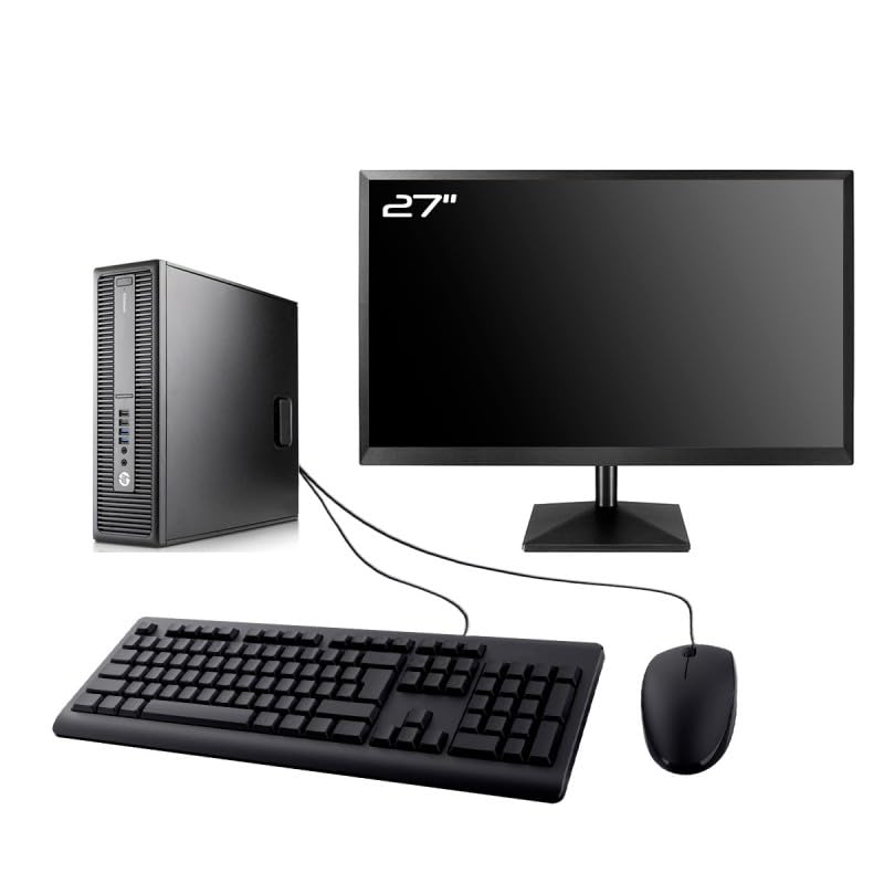 PC HP 800 G2 SFF Gaming Display 27" RTX 3050 i7-6700 RAM 32GB SSD 1TB W11 WiFi (ricondizionato)