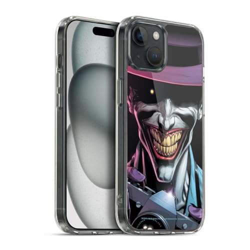 Funda gel Batman para iPhone 15 Plus uso diario carcasa flexible DC Comics