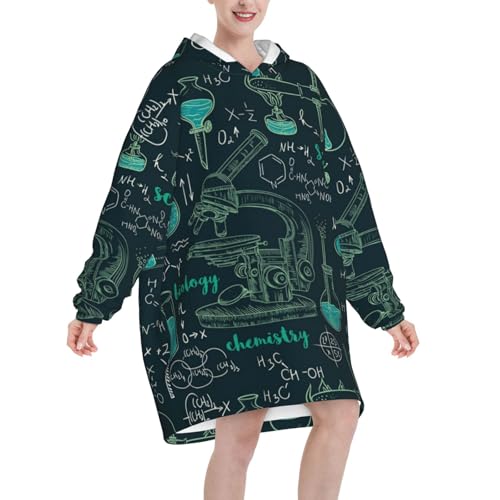 Sweat plaid en flanelle idéal pour soirée cocooning chimie - 2