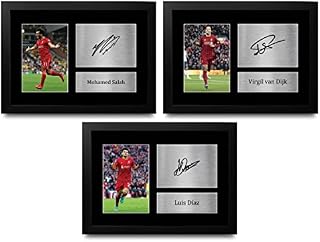 HWC Trading A3 FR Mohamed Mo Salah Liverpool Gifts Printed Signed Autograph Picture for Fans and Supporters