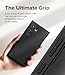 Ringke Onyx for Samsung Galaxy S24 Ultra Case [Feels Good in The Hand] Oil & Dirt Resistant, Enhanced Camera Lens Protection, Comfortable Grip, Non-Slip, Lightweight Cover - Black