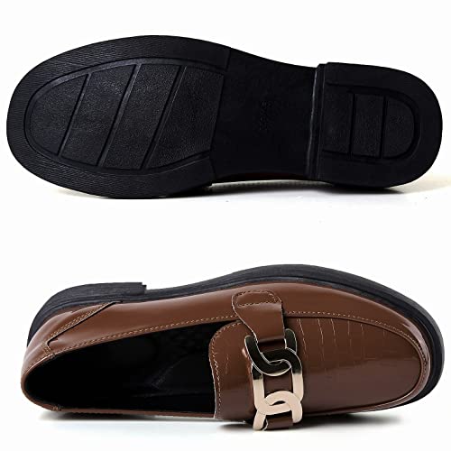 Image of VOCNTVY Loafers for Women Slip On Comfort Business Work Shoes