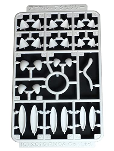 Kit de modèle animal blanc non-scale Plum Modeling Supply pour figurines