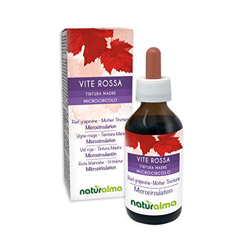 VID ROJA (Vitis vinifera) hojas Tintura Madre sin alcohol NATURALMA | Extracto...