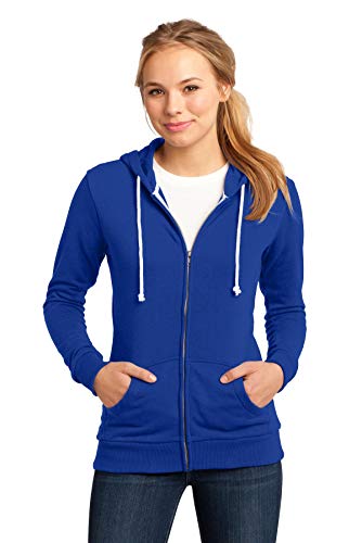 District Women's Core Fleece Full Zip Hoodie2