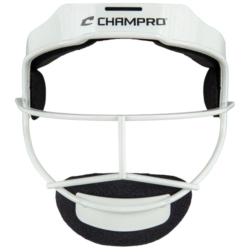 Sentry Softball Fielder's Facemask, Youth, White
