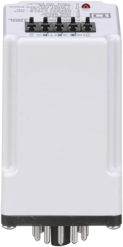 Schneider Electric Square D Harmony Timer Relay, 9050 JCK, Multifunction, Programmable, 0.5 Second to 999 Hours, 10A, 240V AC, 24V AC/DC