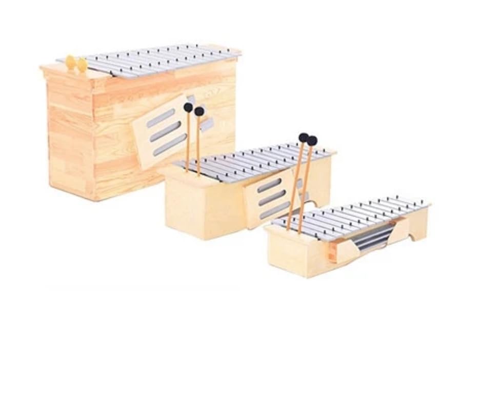 CZZBMD Aluminum Xylophone 13 tones Complete set includes Treble, midrange and bass tonal modification Box type percussion instrument