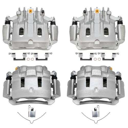 Image of Detroit Axle - 4pc Brake Calipers for 2000-2005 Ford Excursion | 2000-2004 Detroit Axle - 4pc Brake Calipers for 2000-2005 Ford Excursion 2000-2004