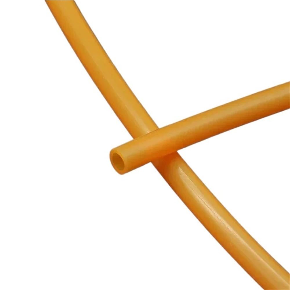 Gohapy Orange Soft Rubber Pipe 1 Piece Green Reinforced Silicone Tubing, Rubber Hose For Shower Rooms Inner Diameter 6Mm 5Mm 3Mm(,1M*4Mm*6Mm)