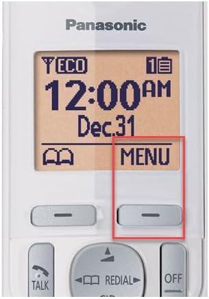 Panasonic 2 Handset Cordless Phone with Digital Answering System and Caller ID, Expandable Up to 6 Handsets White - Two Handsets with Call Block DECT 6.0 Model KX-TG7122SK - Image 4