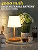 Kakanuo Cordless Shower Lamp Waterproof, Cordless Lamp with 4000mAh Battery, Rechargeable Table Lamp, Touch Dimmable Desk Light for Outdoor, Kitchen, Bathroom, Camping, Patio, IP54 #2