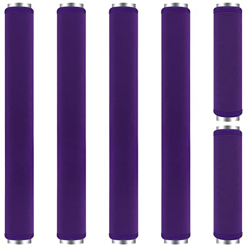 ZAWAGIIK 6Pcs Refrigerator Door Handle Cover Washable Kitchen Appliance Decor Handles Fridge Oven Microwave Dishwasher Antiskid Protector, Keep Off Fingerprints Food Stains (Purple)