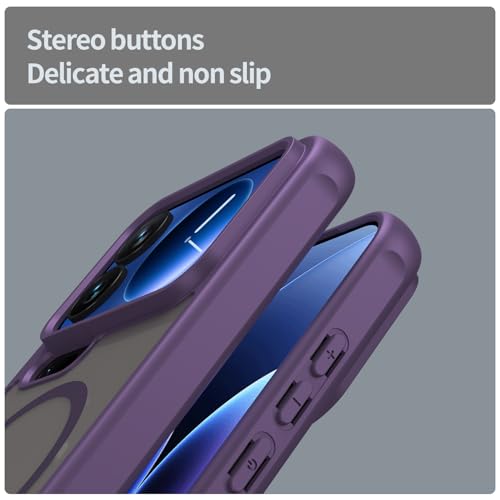 Image of Compatible with Xiaomi 17 Pro Case Cover,Compatible with MagSafe,Anti-Fall,Compatible with Xiaomi 17 Pro 5G 25098PN5AC Cell Protective Phone Case Purple