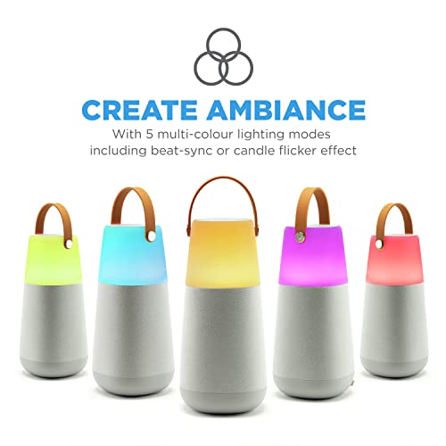 ION Audio Bright Max – Portable Water Resistant 360° Bluetooth Speaker with Lights, Sleep and Atmospheric Sounds, Multi-Sync and Battery - Image 4