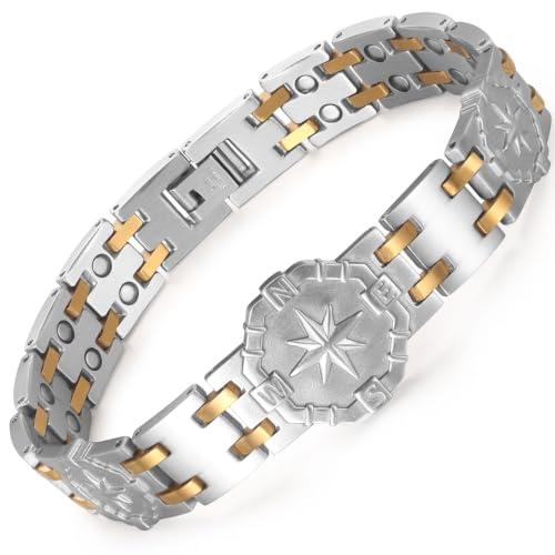RainSo Compass Bracelet for Men