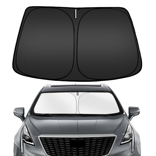 ARISMOTOR Windshield Sun Shade for Cadillac XT5 2017-2025 2026, Custom Fit Foldable Front Window...