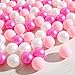 Heopeis Ball Pit Balls for Toddlers- 100 200 500 Non-Toxic Crush Proof Plastic Toy Balls for Toddlers 1 2 3 4 5 Years Old Ball Pool Playroom Playpen, Bounce House, Christmas Party Decoration