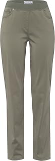 Raphaela by Brax Damen Jeans Hose Style Pamina Gabardine Stretch Khaki