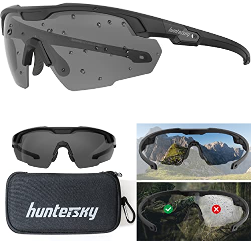 HTS HUNTERSKY anti-fog polarized Tactical hunting Shooting fishing sunglasses Military Grade with Ballistic Impact Protection eye pro coast guard army Glasses