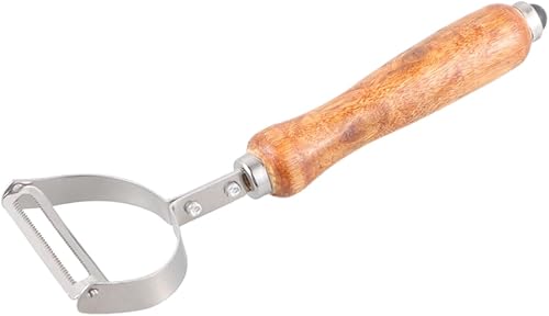 UPKOCH Pelador de zanahoria pelador de frutas, espátula de metal, pelador de espiralizador, pelador de frutas de melón, pelador creativo, afilador
