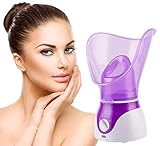 ETTG Spa Home Facial Steamer Sauna Pores with Timer and Extract Blackheads, Rejuvenate and Hydrate Your Skin for Youthful Complexion
